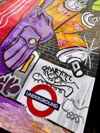 Image 2 of Fluro Mischief (original  London Underground  poster)