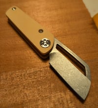 Image 1 of Antique Ivory Micarta Friction Folder