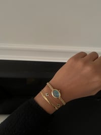 Image 6 of RARE Vintage 14k Soid Yellow Gold Extremely Rare Blue Dial ✨NEW IN BOX ✨
