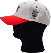 Image 3 of Sk8 Better (White w/ red brim)