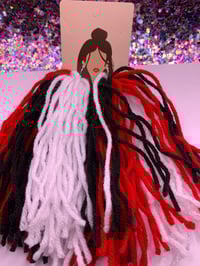 Image 2 of Shag Yarn earrings 