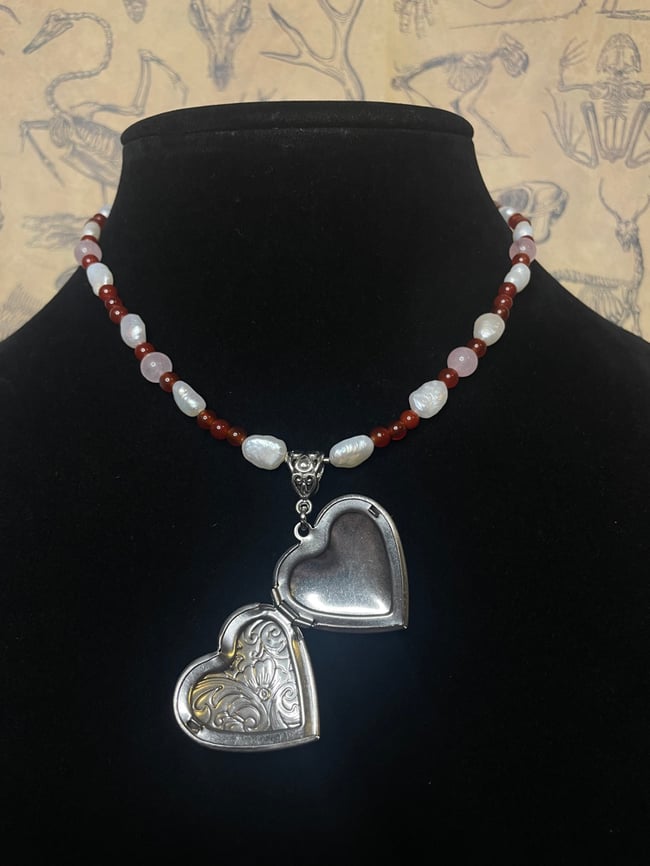 “Valentine” Locket Necklace