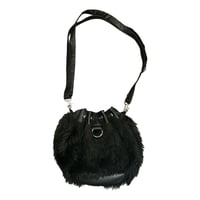 Image 3 of Re Dark fur shoulder bag