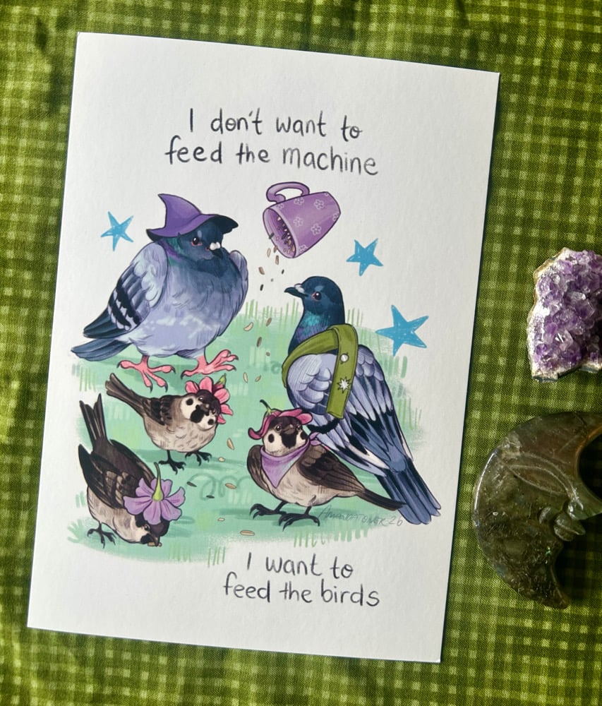 Image of FEED THE BIRDS PRINT 