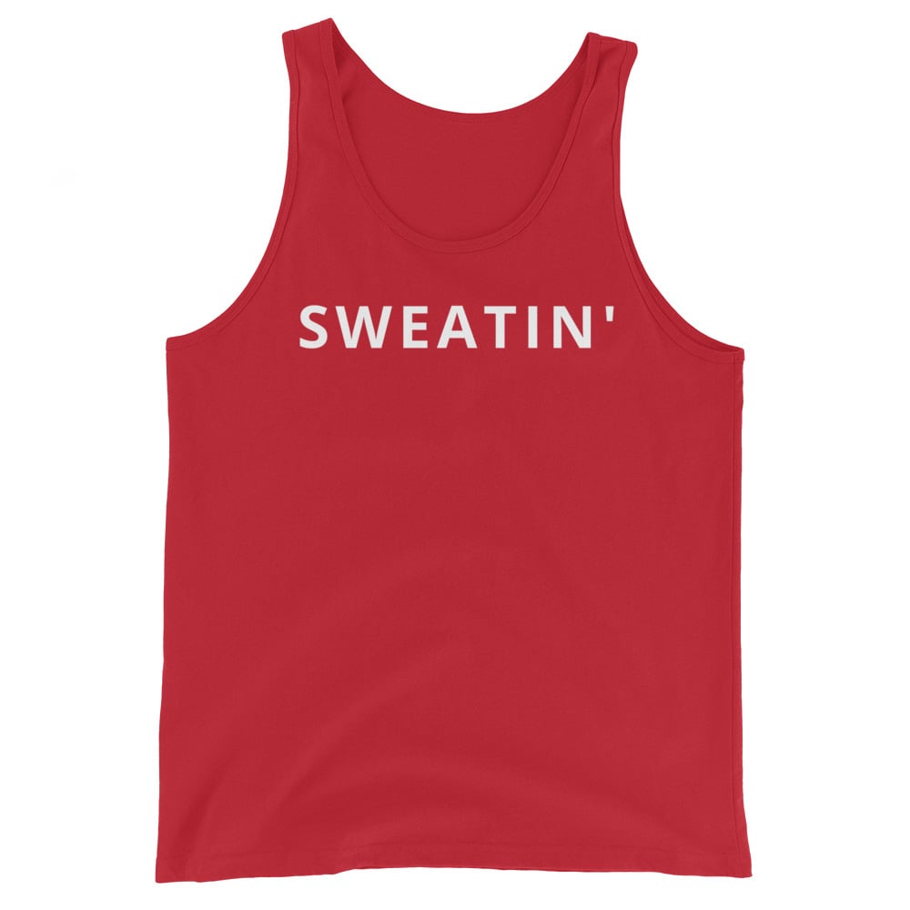 Image of Sweatin' Unisex Tank Top