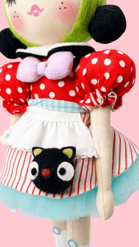 Image 2 of Medium Art Doll Keroppi Inspired 