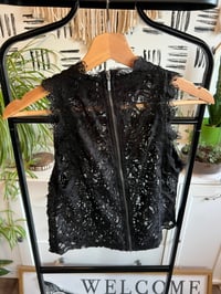 Image 2 of Zara lace zipper top 