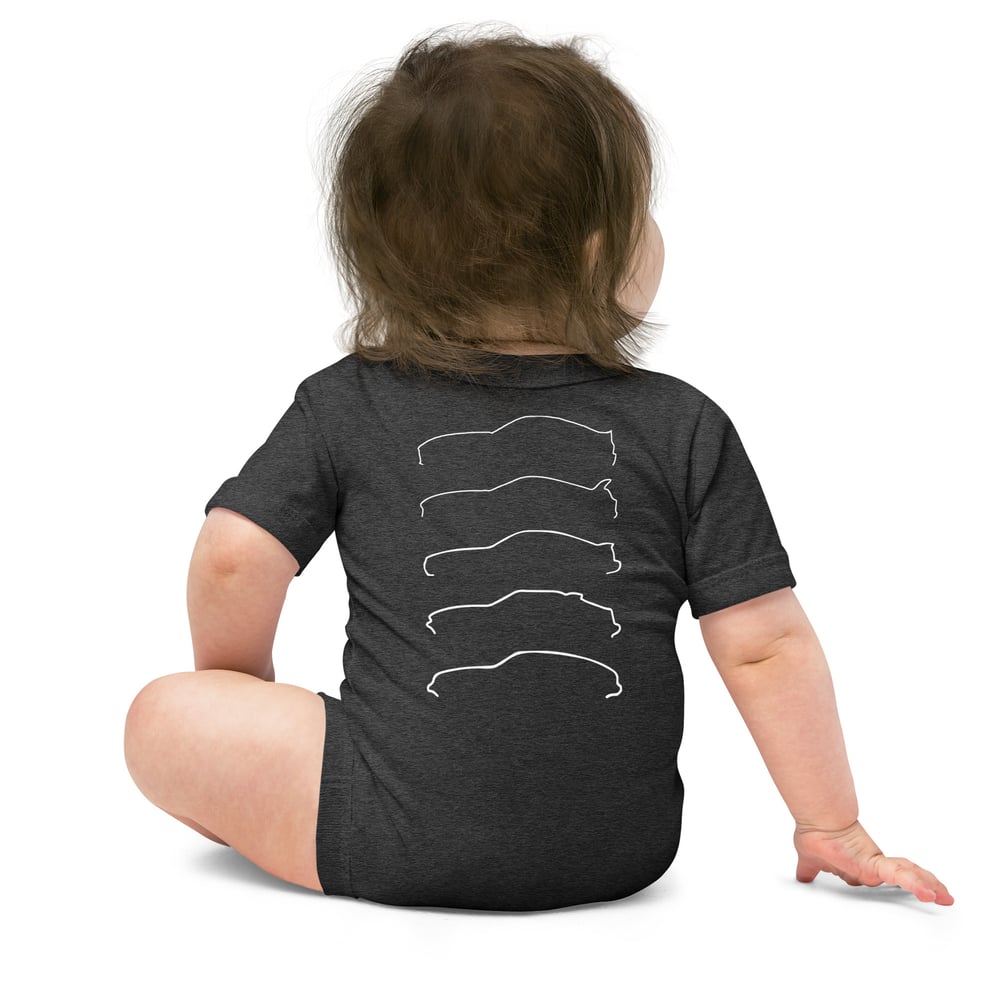 Baby short sleeve one piece dark