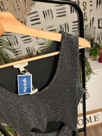 Image 2 of NWT black and silver sparkle dress