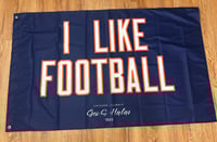 Image 4 of I LIKE FOOTBALL Flag