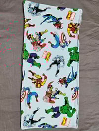 Image 2 of Marvel grey burpcloth 