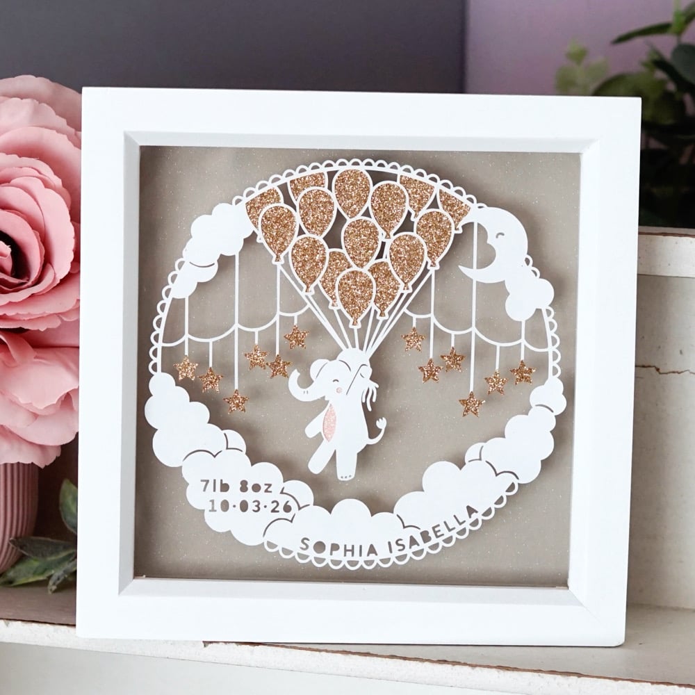 Image of Personalised Dreamy Elephant