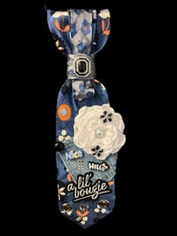 Image 1 of Burning Blue Tie Nexklace