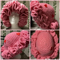 Crochet Ruffle Hat- Valentine 💌 💘