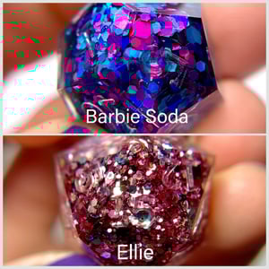 Image of Glitterful sets (PREORDER) 7-Piece TTRPG Dice Set 