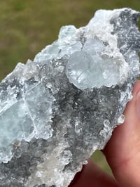 Image 5 of Fluorite On Druzy Quartz Matrix #2620