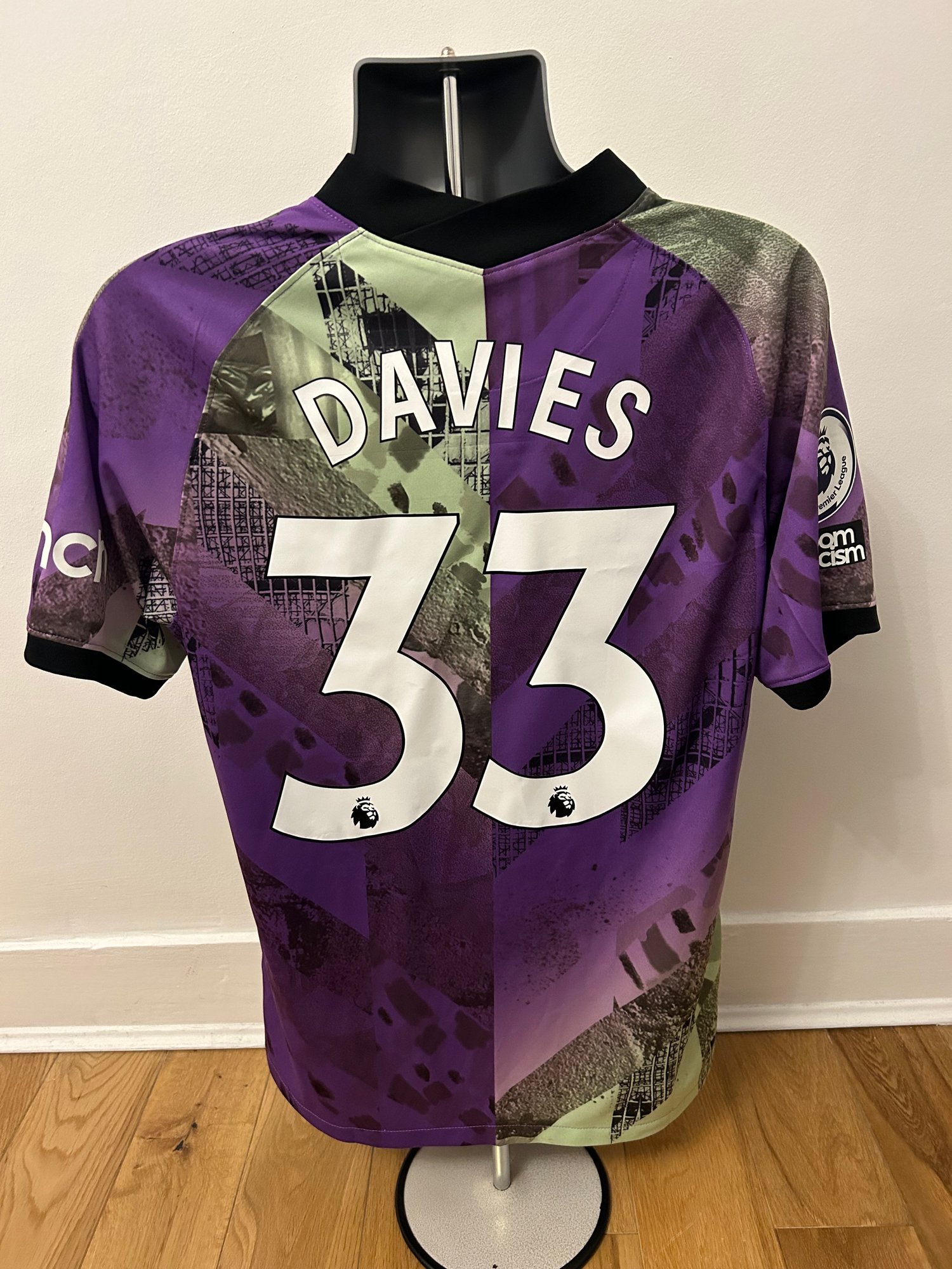 Image of Tottenham Hotspur “DAVIES 33” 2021/22 Third Shirt + PL patch (L)