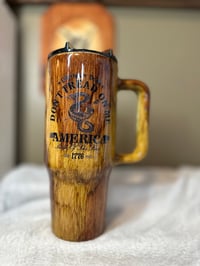 Image 2 of #6 40oz We The People Woodgrain