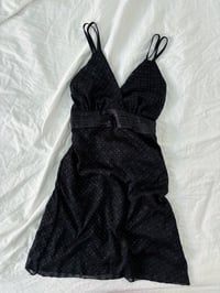 Image 1 of 00s bow black dress // 36