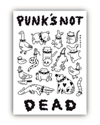 PUNKS NOT DEAD PRINT 