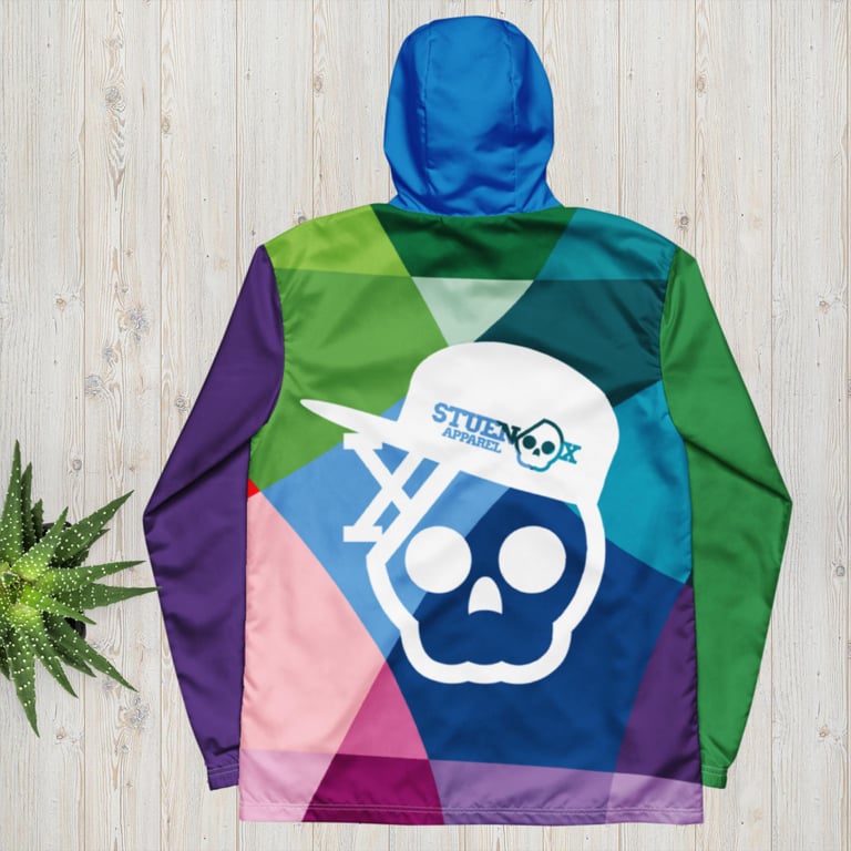 I'm A Little Abstract Men’s Windbreaker Image 4