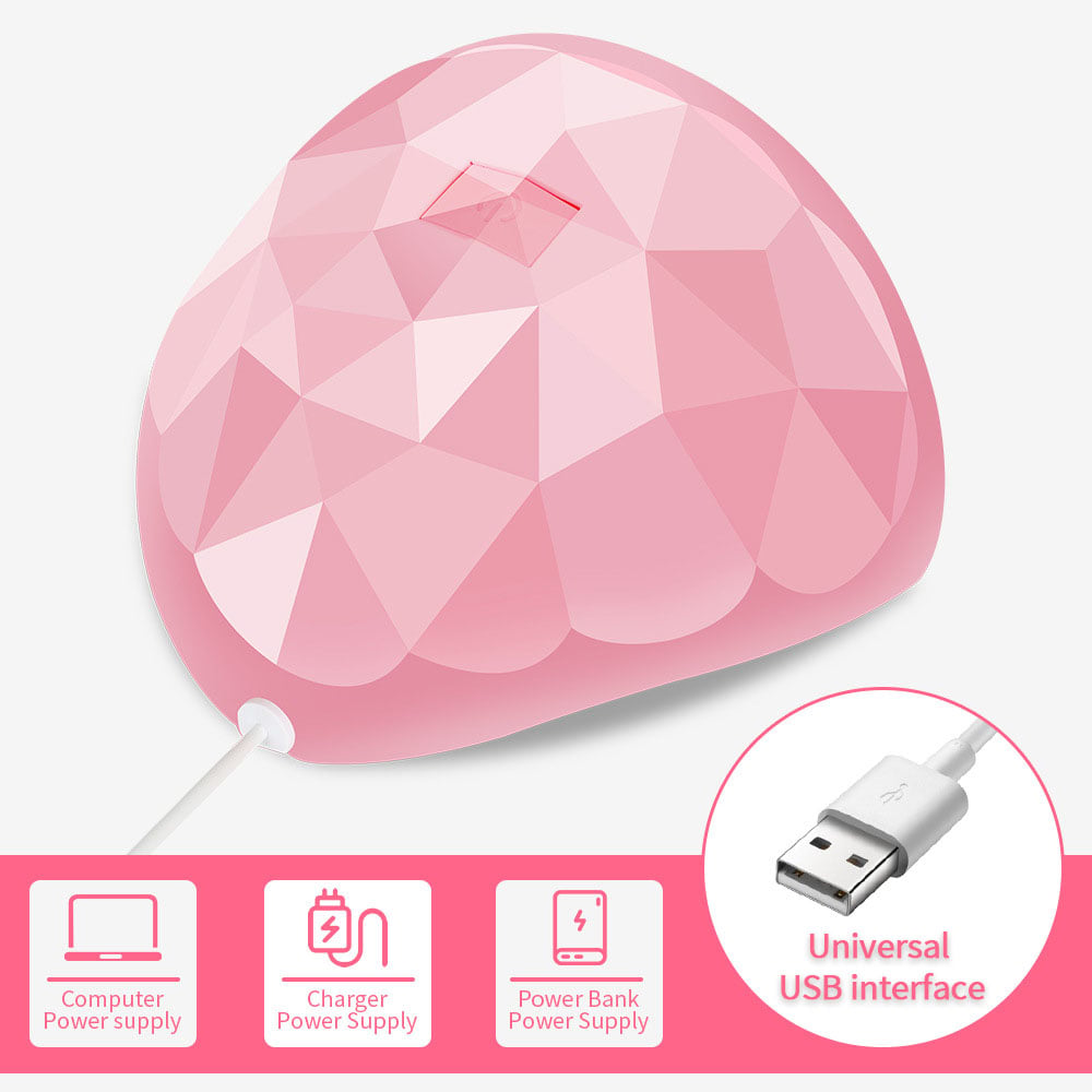 Image of LULAA 54W USB Cabin UV LED Nail Gel Led Lamp for Nails Accessories Professional Material Nail Drying