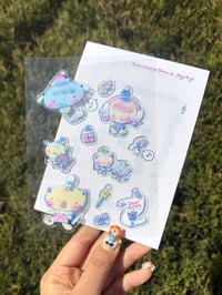 Image 4 of kaleidoscope x heymugi - sticker sheet 