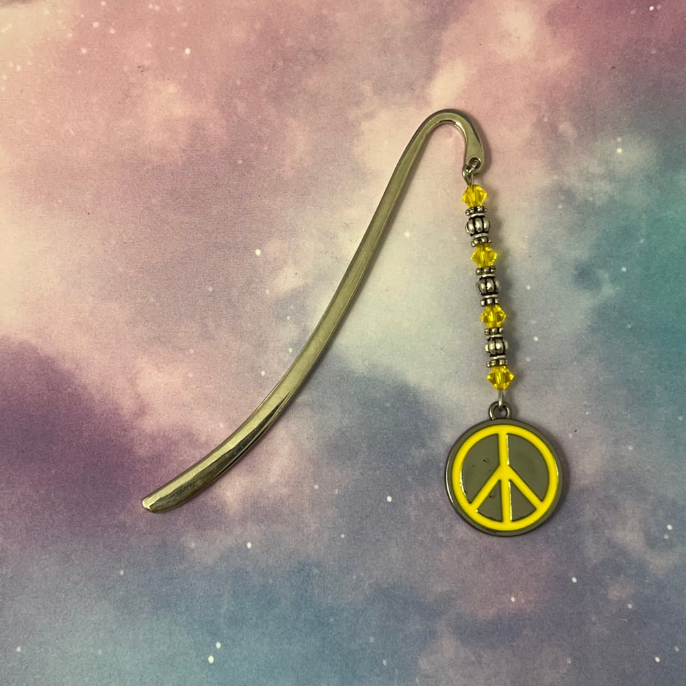 Image of Peace Sign Bookmark