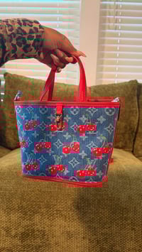 Image 3 of LVTM monogram cherry neverfull bb