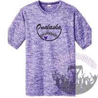 Image 1 of Onalaska Softball/Baseball: Unisex Electric Heather Tee