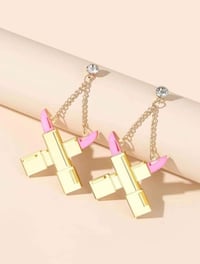 Lipstick Earrings