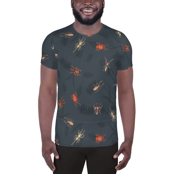 Image of Arachnid Athletic tee - blue