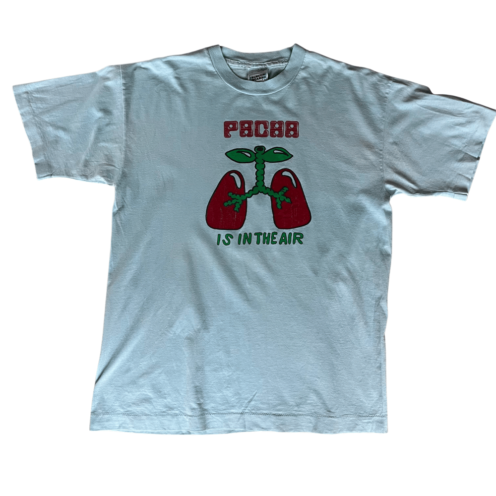 Image of Pacha Ibiza early 90s ‘Lungs’ T Shirt: Large
