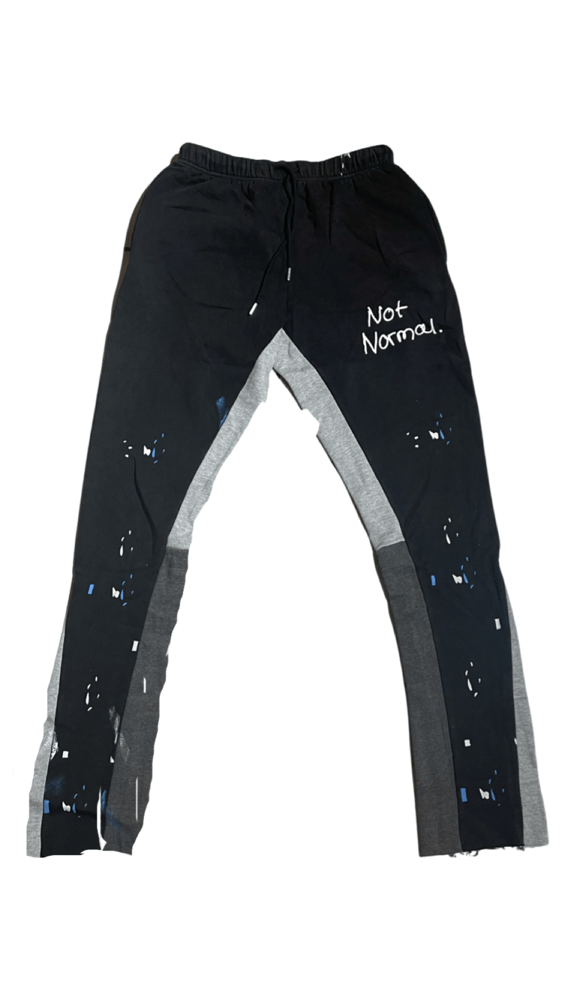 Image of Not Normal paint splash sweat pants