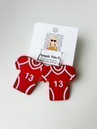 Image 2 of Football Jersey earrings