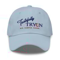 Image 3 of Tastefully Tryon Hat: Sip. Sample. Savor. (Light Colors)