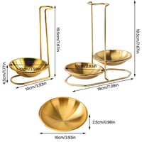 Image 6 of Kitchen Accessories Vertical Single/Double Ladle Spoon Utensil Rack Soup Spoon Rest Stand 