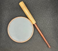 Image 1 of Walnut black slate over glass/ 2 piece maple/ snakewood striker