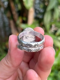 Image 4 of Stamped Double Band Royston Ring 10.5
