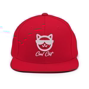 Image of White Cool Cat Snapback