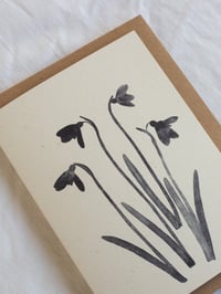 Image 5 of Snowdrops Greeting Card A6