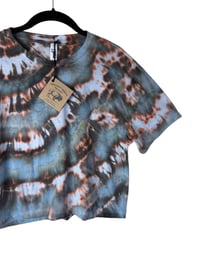 Image 6 of M Crop Tee in Ember Ice Dye 2