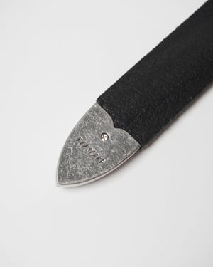 Image of KLDSCOPE - Joey Leather Belt (Wave)