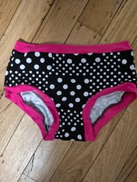 Kylie Jane undies-black and white spots 