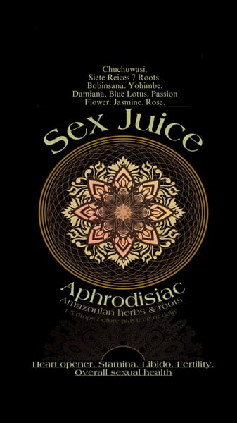 Image of Sex juice jungle aphrodisiac spagyric 4ml