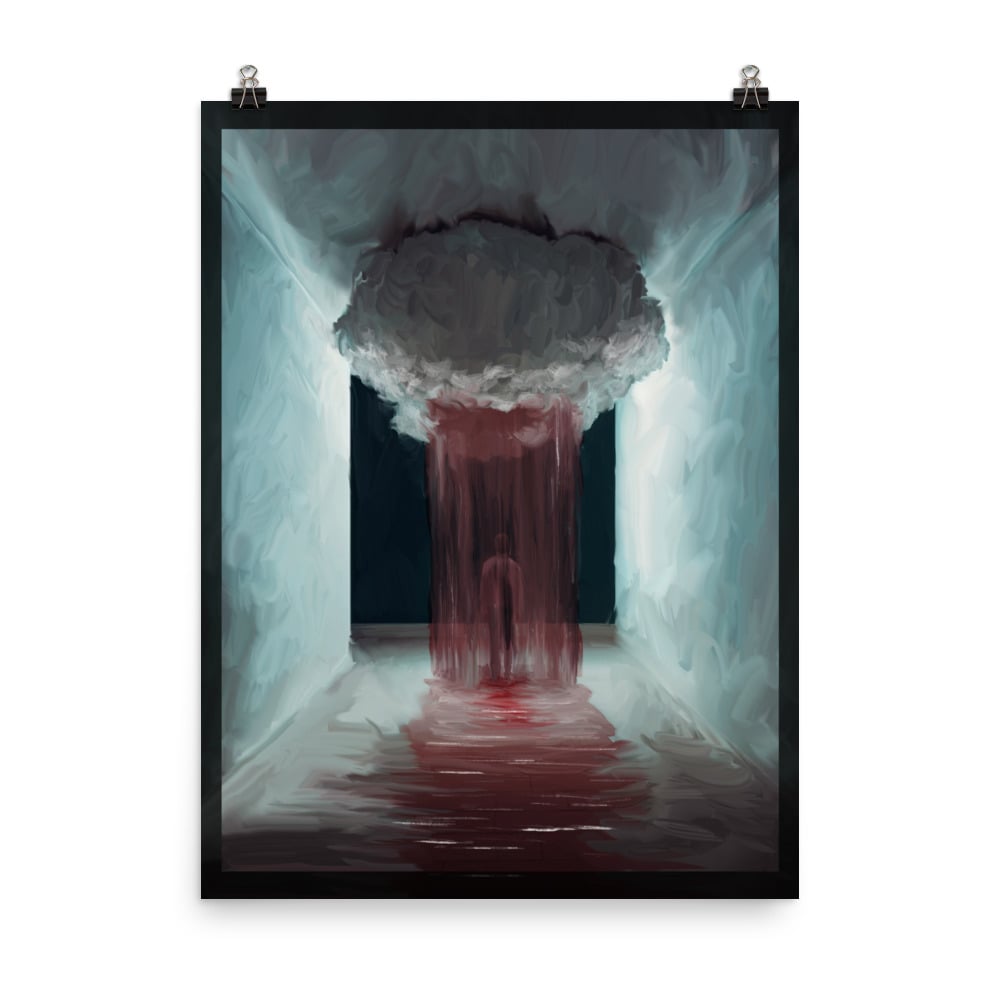 Ltd Edition Print - Red Rain is coming down…