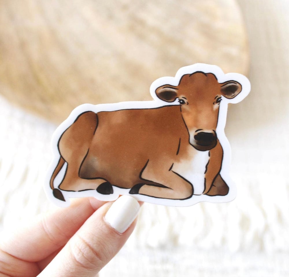 Image of Cow Sticker