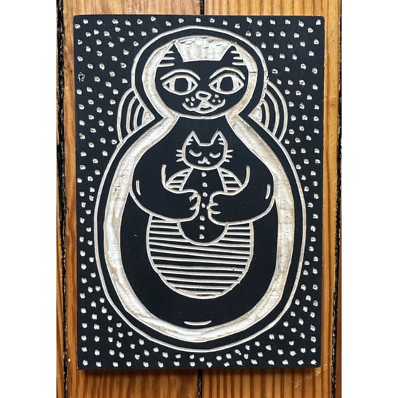 Image of Cat and Baby