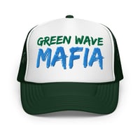 Image 1 of Green Wave Mafia (Tulane) Foam trucker hat