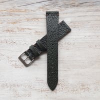 Image 3 of 19mm Classic Pigskin Strap - Dark Green